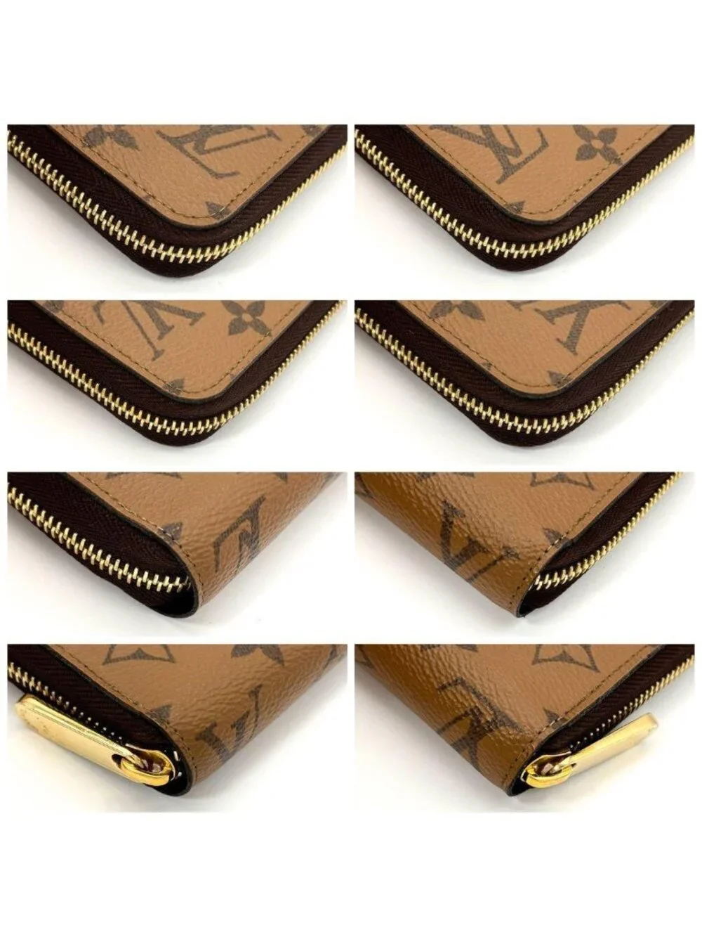 Louis Vuitton Almost Wallet Zippy Monogram Reverse Brown
